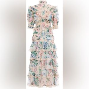 FAB! Zimmermann Lace Verity Scallop Dress- Sz 1